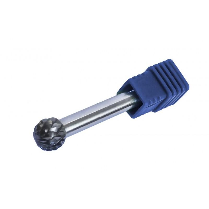 Шарошка сферическая по металлу(? 10mm,? хвостовика 6mm), в пластиковом футляре  ...Forsage F-617D1009