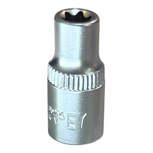 Головка торцевая 1/4" TORX Е7, L25 мм, CrV H-D HD-05214