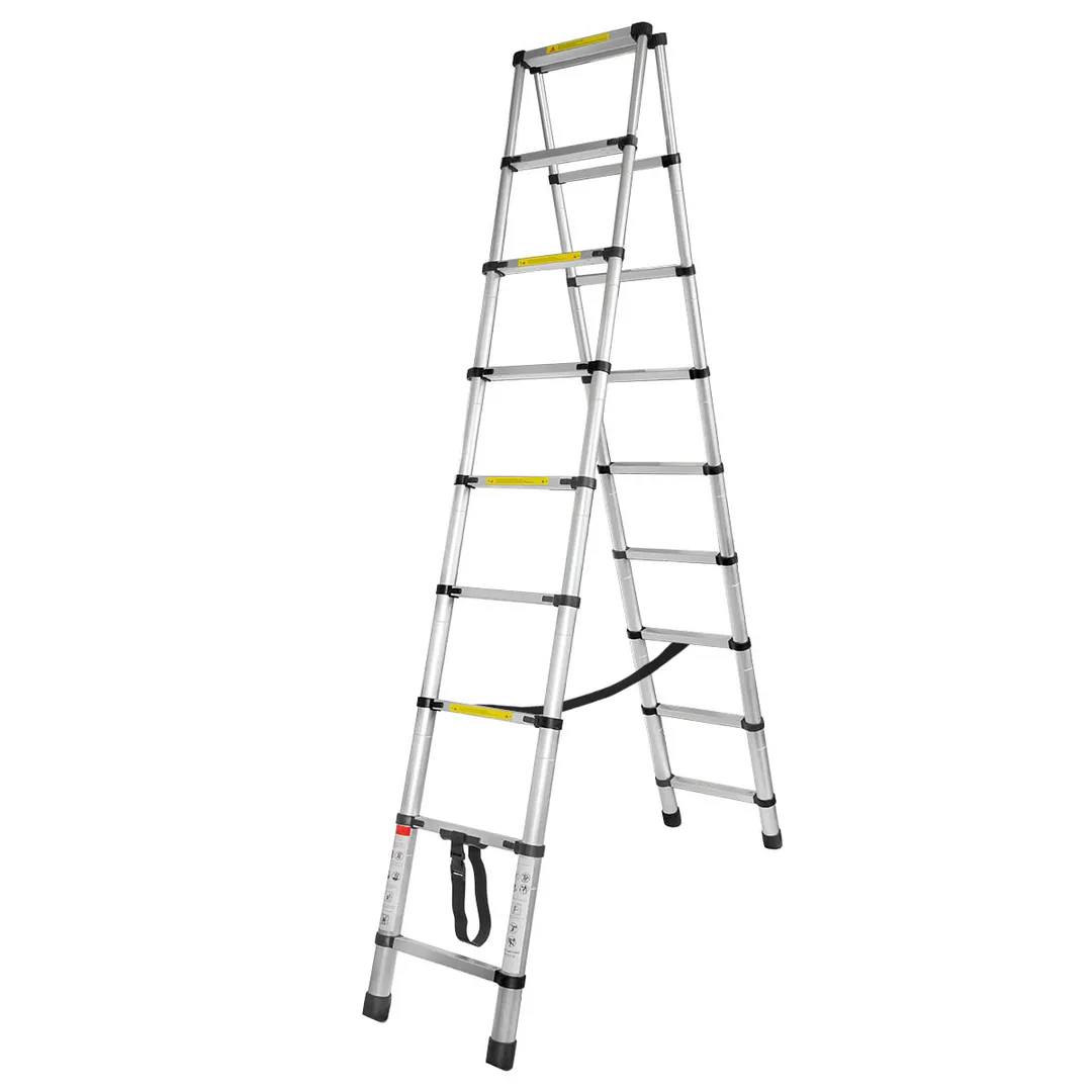 Стремянка телескопическая алюм. бытовая 2.6м (9+9 ступ.) Forsage F-UP260-2