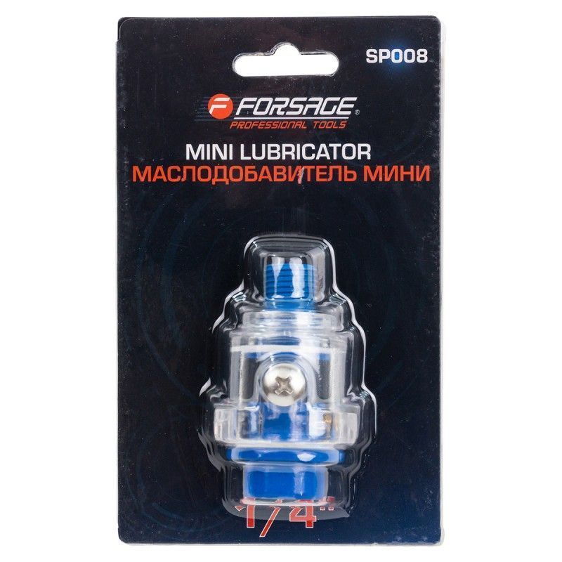 Маслодобавитель мини для пневмосистемы резьба 1/4" Forsage F-SP008