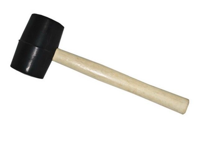 Киянка резиновая черная 450г с деревянной ручкой "Master"  ...STARTUL ST2010-65