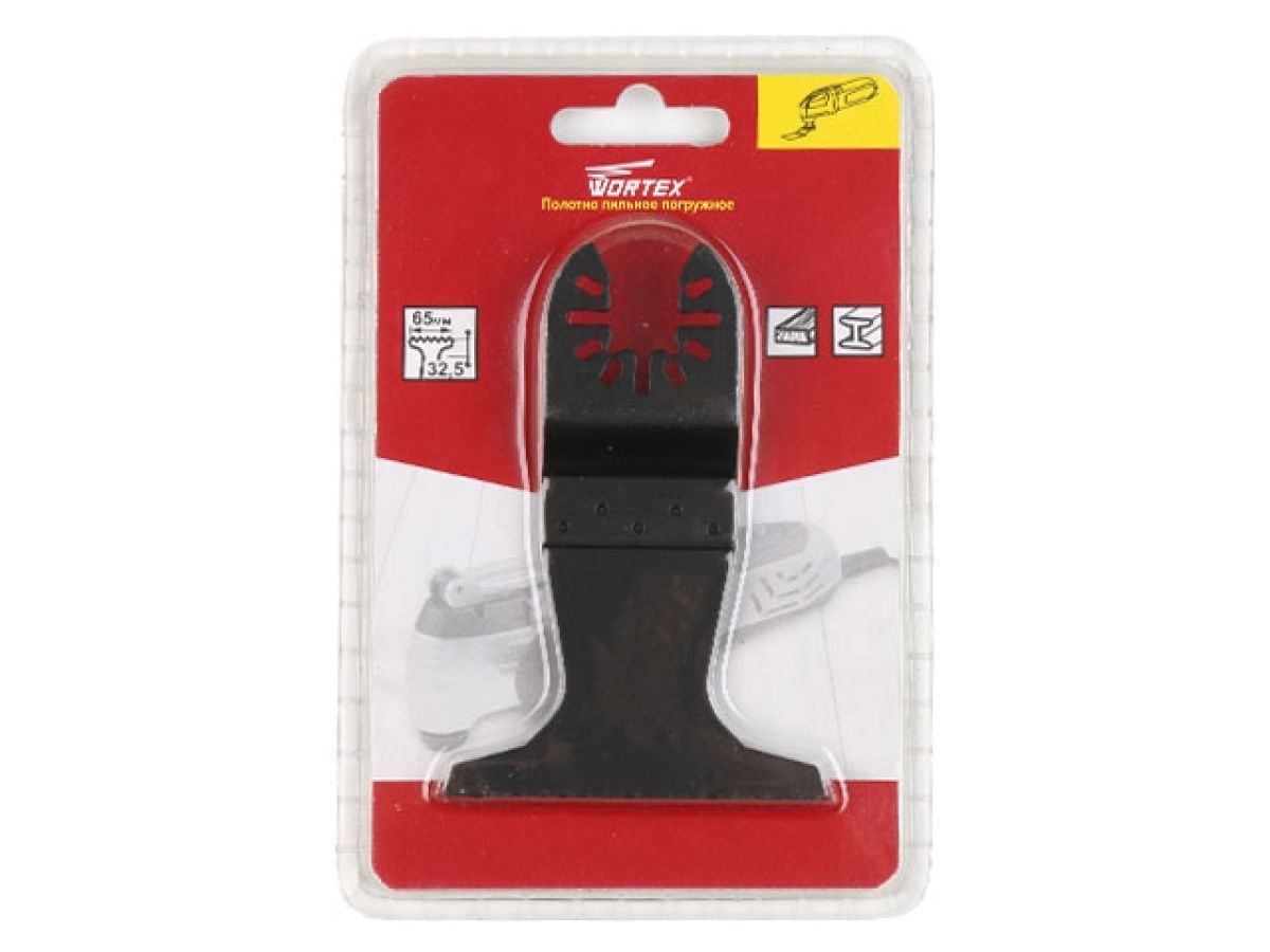 Полотно пильное погружное 65 mm по дереву и металлу WORTEX SB02A653318