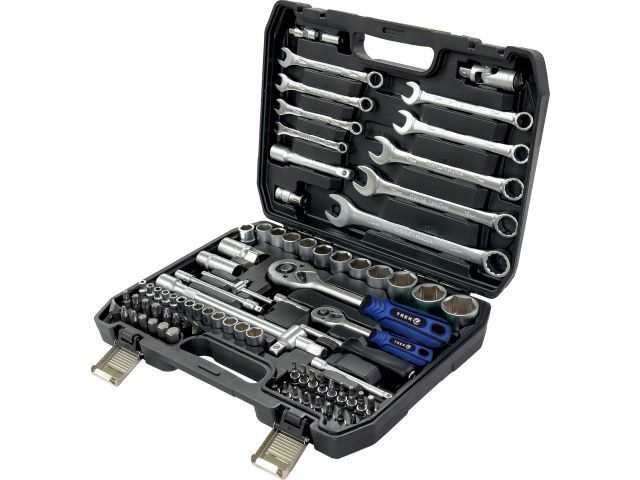 Набор головок и ключей 82пр. (1/4", 1/2", 6 граней) TREK ТРЕК TR22082