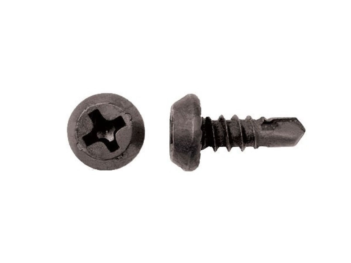 Саморез 3.5х9.5 mm для листового металла, фосфат, со сверлом (250 шт.) STARFIX SMP1-83827-250