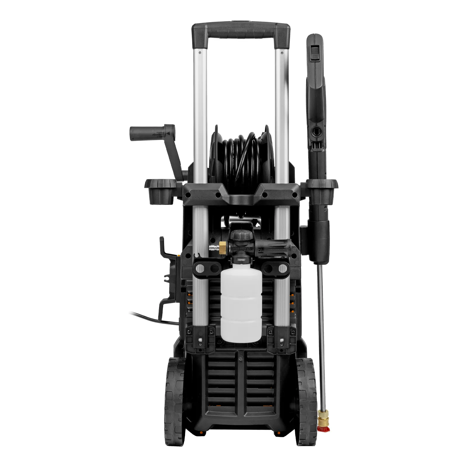 Моечная машина высокого давления R-180iD, 2000 Вт, 180 бар, 420 л/ч, асинх. двиг., бараб. DENZEL 58266