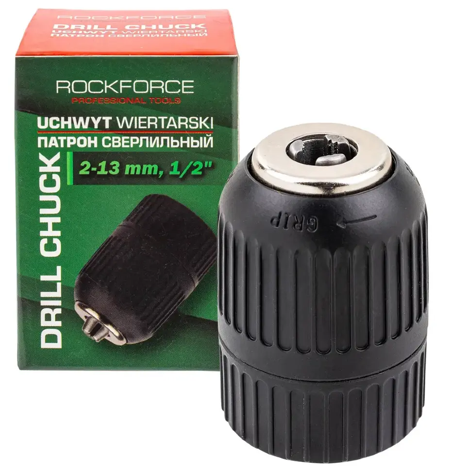 Патрон цанговый для дрели (2-13мм, 1/2") RockFORCE RF-G00510