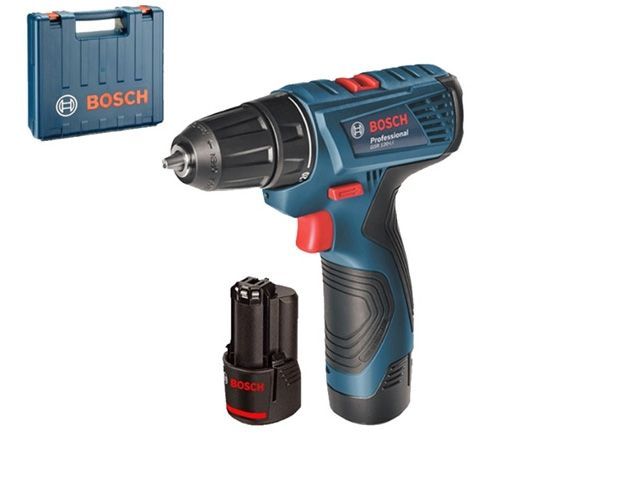 Шуруповёрт GSR 120-LI аккумуляторный (30Nm / 2*2,0Ah / Кейс)  BOSCH 0.601.9G8.000