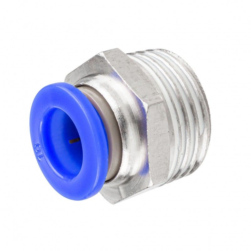 Фитинг для пластиковых трубок 10мм с наружной резьбой 1/2" Forsage F-SPC10-04