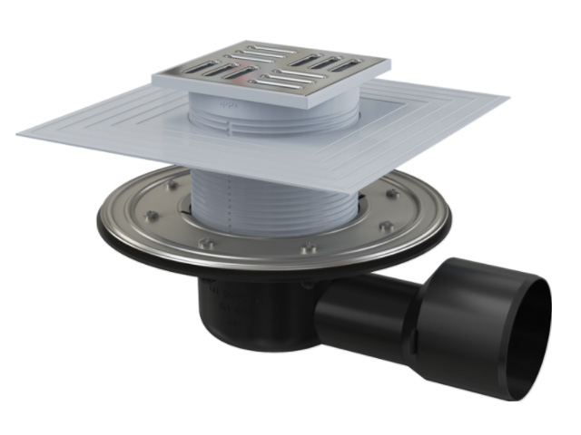 Сливной трап 105х105/50/75  Alcaplast APV3344