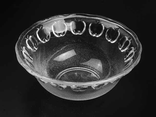Салатник стеклянный, круглый, 170 mm, Яблоки  PERFECTO LINEA 22-176220