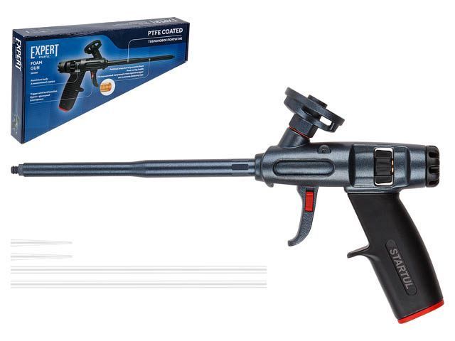 Пистолет для монтажной пены  EXPERT (в комплекте 4 насадки) INGREEN SE4058