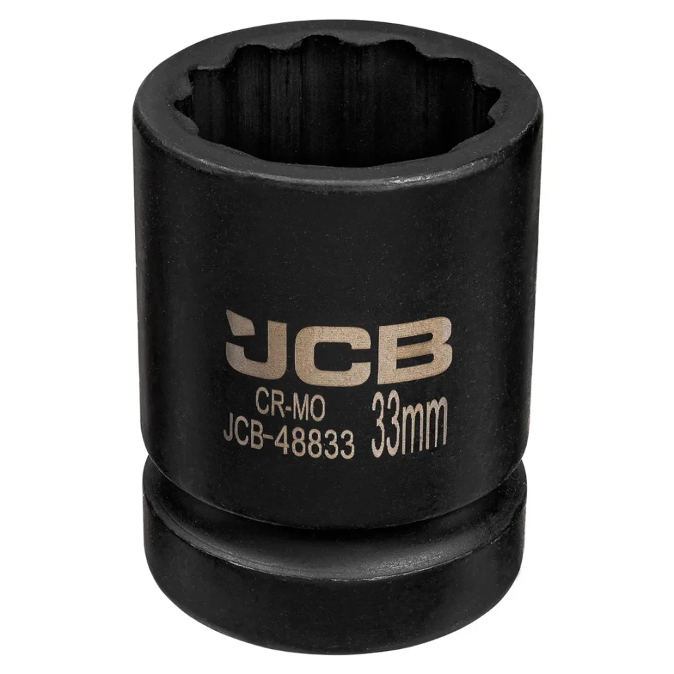 Головка ударная 1" 12гр 33мм  JCB JCB-48833