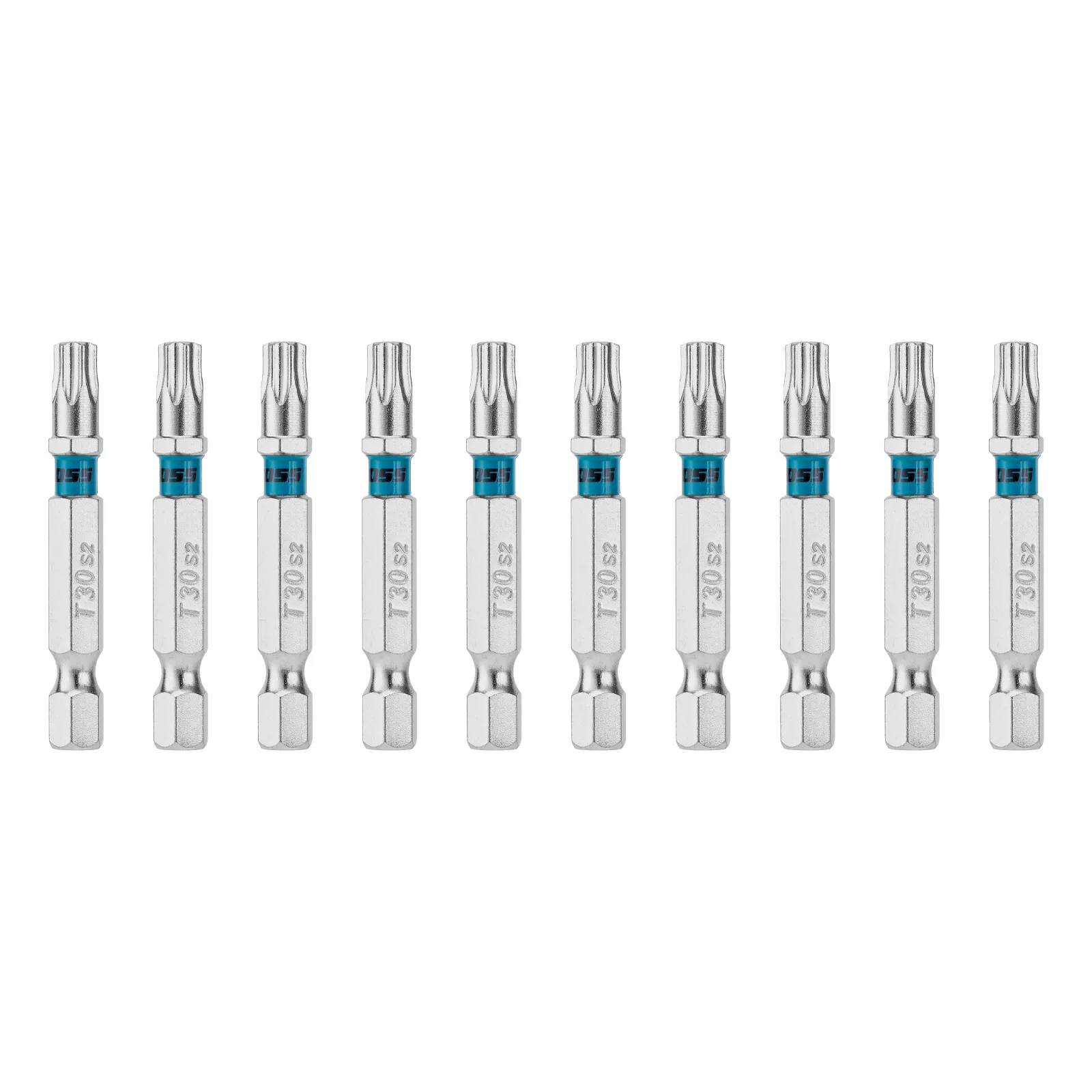 Бита Torx 30х50мм, сталь S2, шестигр., 10 шт. GROSS 114072