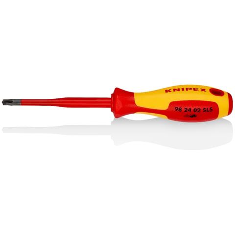 Отвёртка PlusMinus PH/S 2 Slim VDE 1000V, длина стержня 100 мм, L-212 мм  KNIPEX 982402SLS