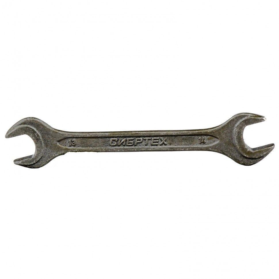 Ключ рожковый, 13 х 14 mm, CrV, фосфатированный, ГОСТ 2839  Сибртех 14325