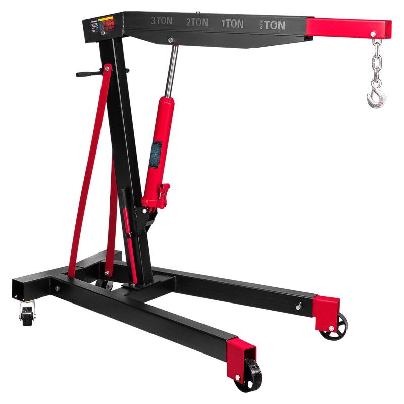 Кран гидравлический 3т FORCEKRAFT FK-TRA30502B (из 2-х частей)