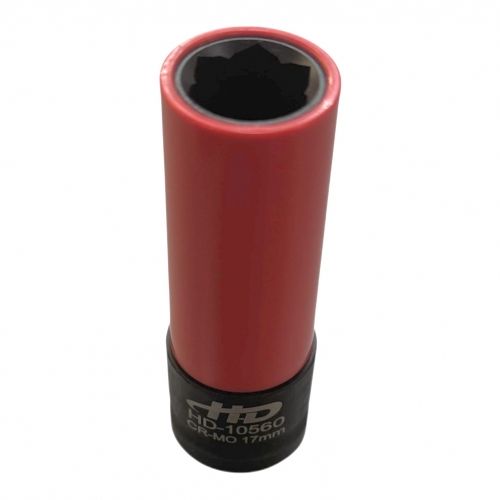 Головка торцевая ударная 1/2" 6гр. 17мм L85мм для литых дисков Mercedes-Benz, CrMo H-D HD-10560