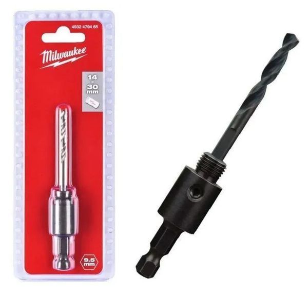 Адаптер для BIM коронок Hole Dozer 14 - 30 мм (9.5 Hex 1/2"x20), MILWAUKEE 4932479465