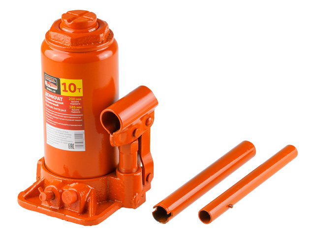 Домкрат гидравлический бутылочный 10 т h(200-380мм) STARTUL ST8011-10