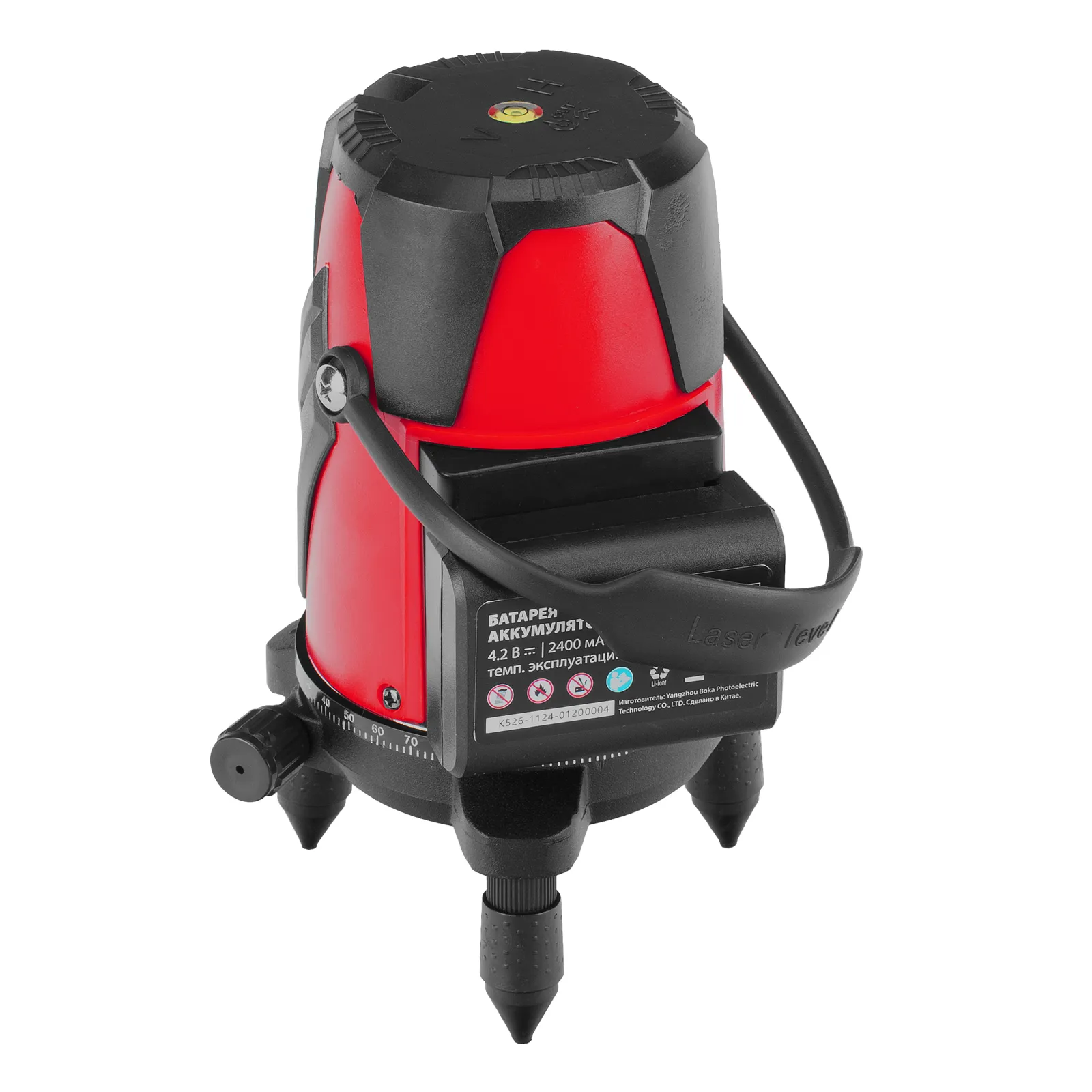 Лазерный уровень MXL RED, 30 м, красный луч, акк. Li 2400 mAh, сумка, резьба 5/8"  MTX 35012