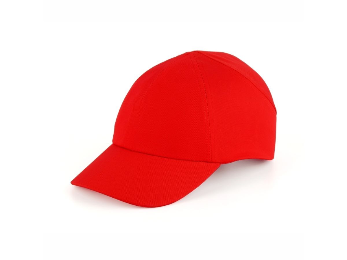 Каскетка защитная RZ FavoriT CAP (укороч. козырек) красная (козырек 55мм) (СОМЗ) СОМЗ 95516