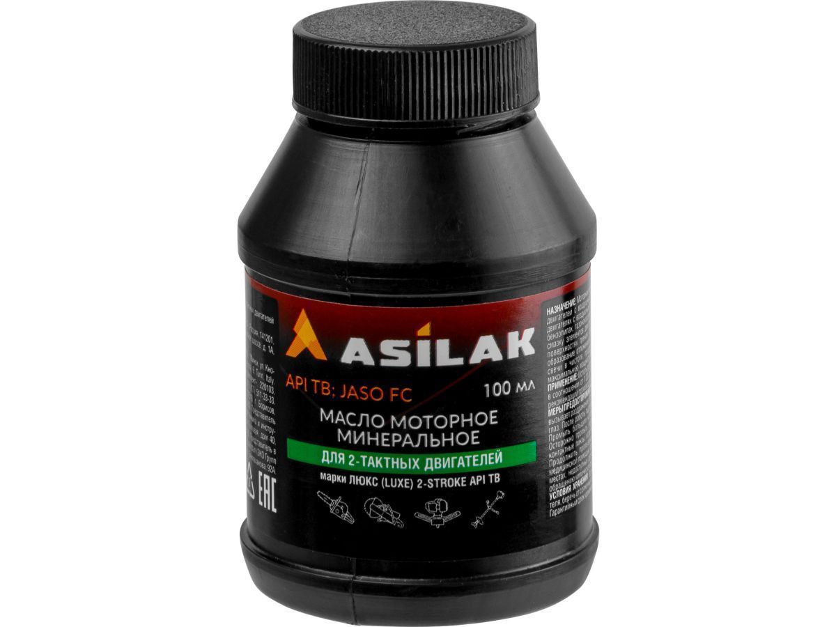 Масло моторное 2-х тактное 0.1 л ( JASO FC,  API TB,)  ASILAK ASX5010-2