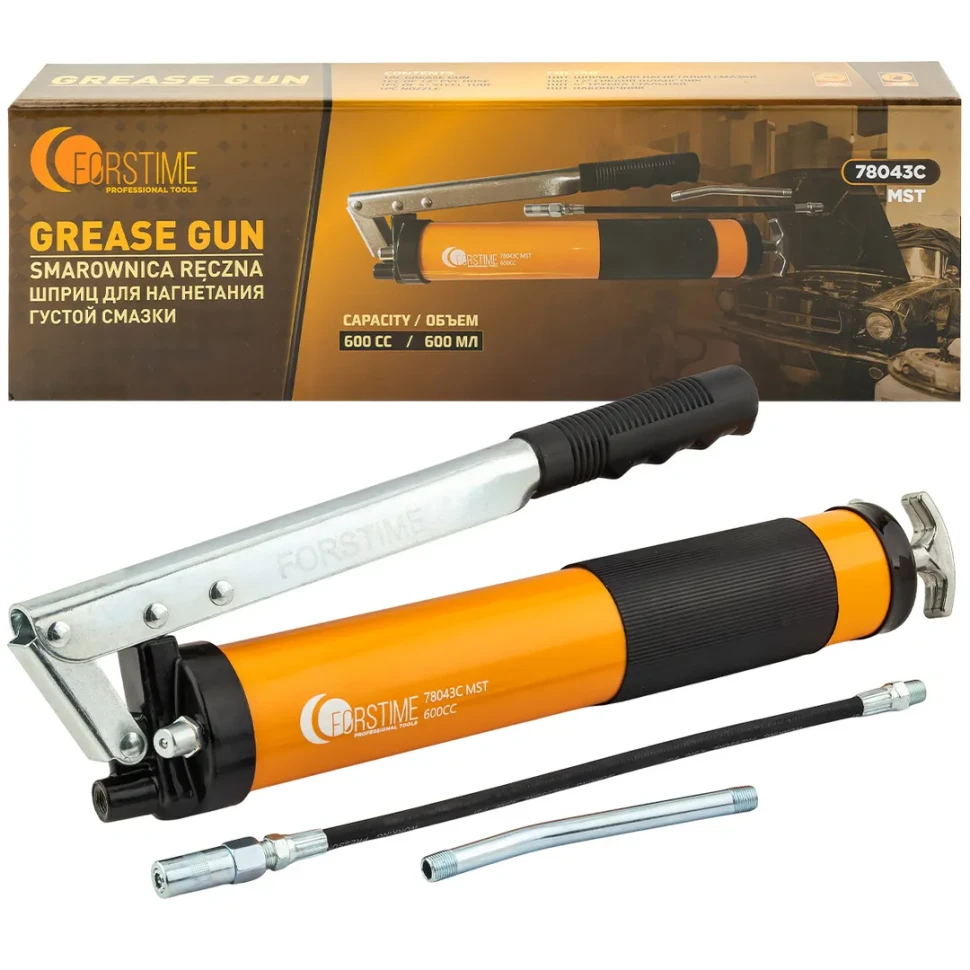 Шприц для нагнетания густой смазки 600мл FORSTIME FT-78043C MST
