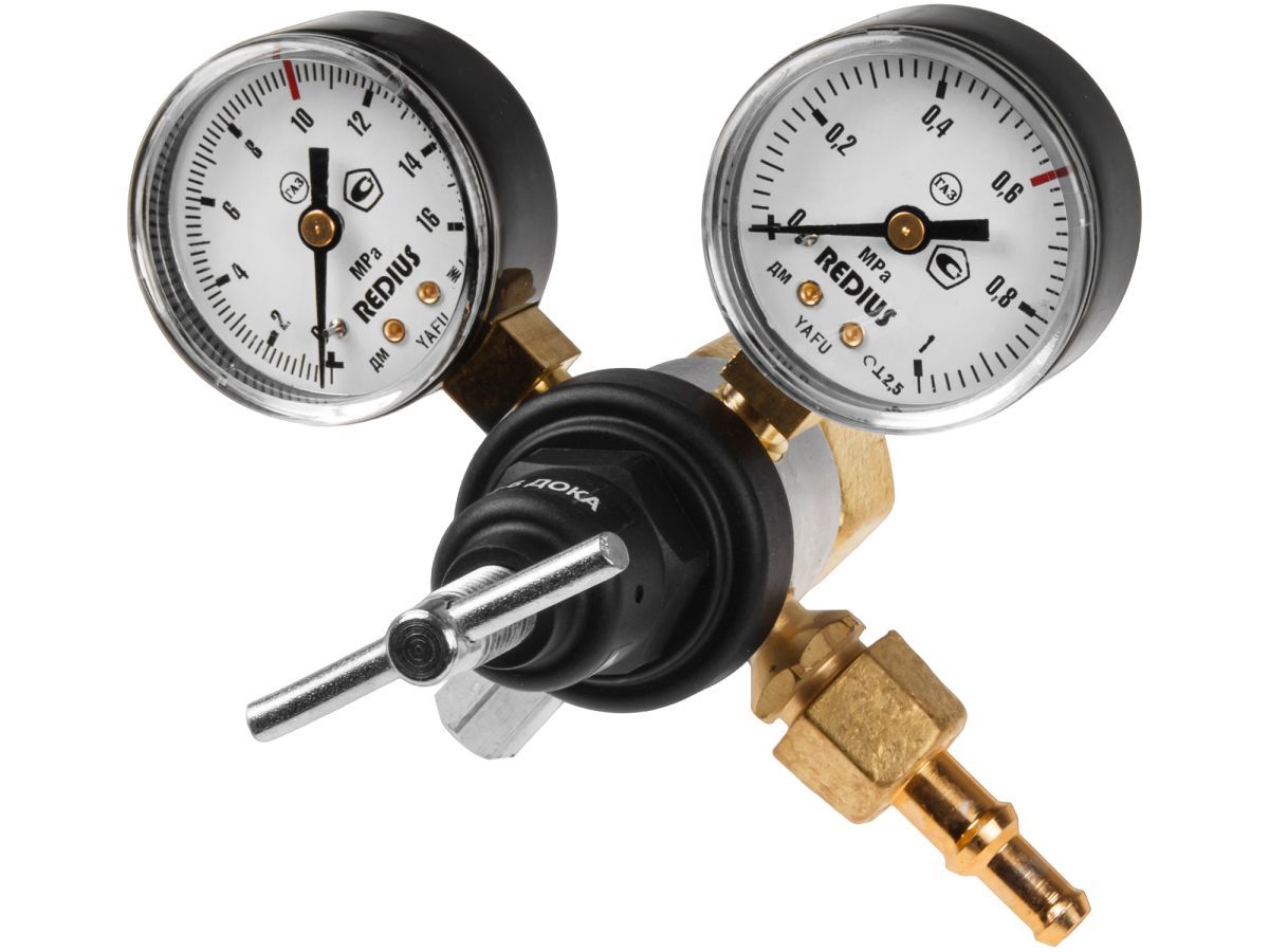 Редуктор углекислотный УР-6-6 ДОКА в коробке (РЕДИУС) РЕДИУС DK.1141.14883