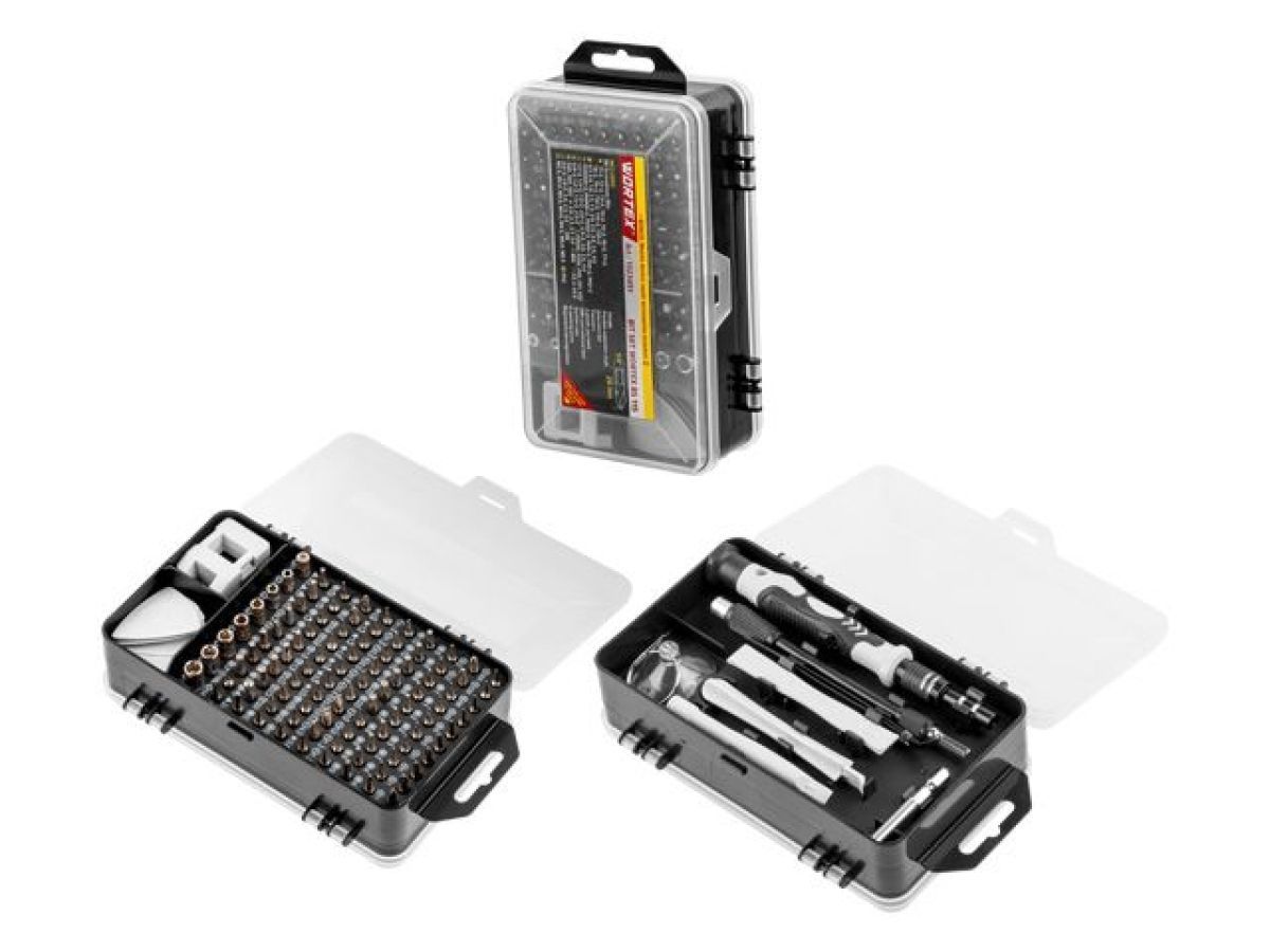 Набор бит BS 115 (Диаметр 4 mm. В комплекте переходник на 1/4".) WORTEX 1323451