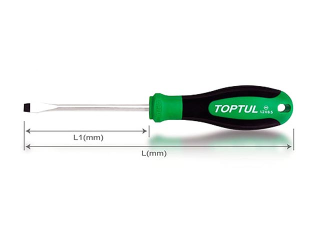 Отвертка шлицевая SL 5.5 х 100mm  Toptul FAAD5E10