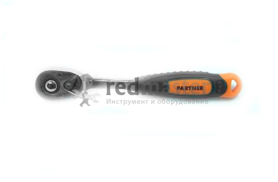 Трещотка с прорезиненной ручкой (72 зуба) 1/2"  Partner PA-80472