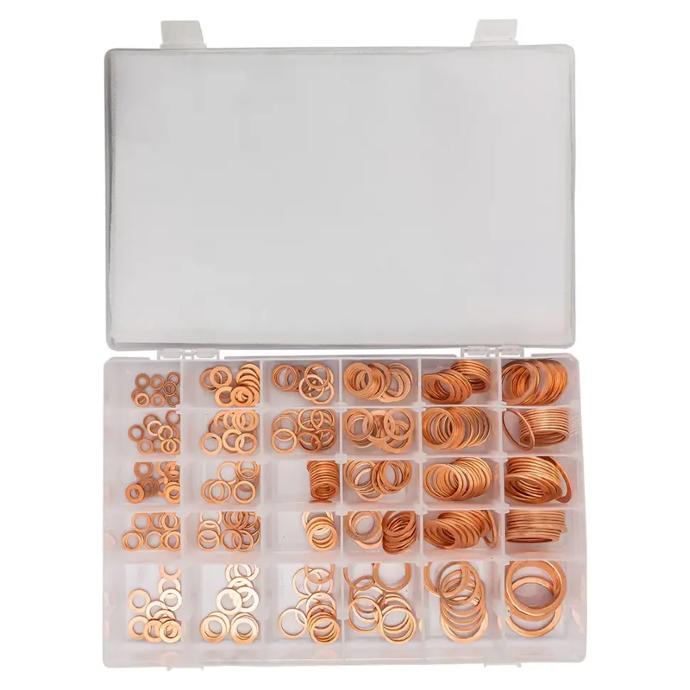 Шайбы медные, набор 300пр. RockFORCE RF-06872