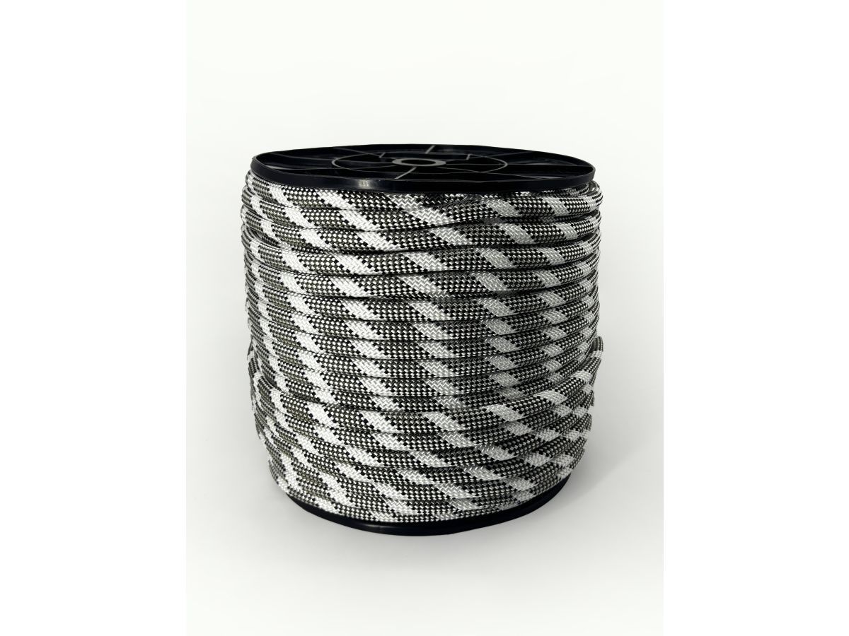 Веревка страховочная высокопрочная статич. EnVer тип А d12мм (бухта 100м) (альпинистская)  12512