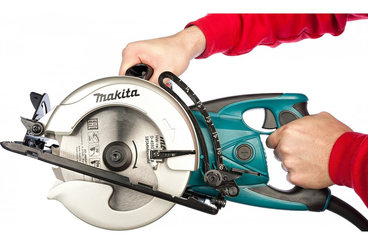 Дисковая пила 5477NB ,1800 Вт, 185*30 мм ,гипоидная, MAKITA 5477NB