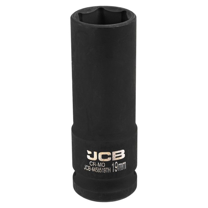 Головка ударная глубокая тонкостенная 1/2", 19мм (6гр.)  JCB JCB-4458519TH