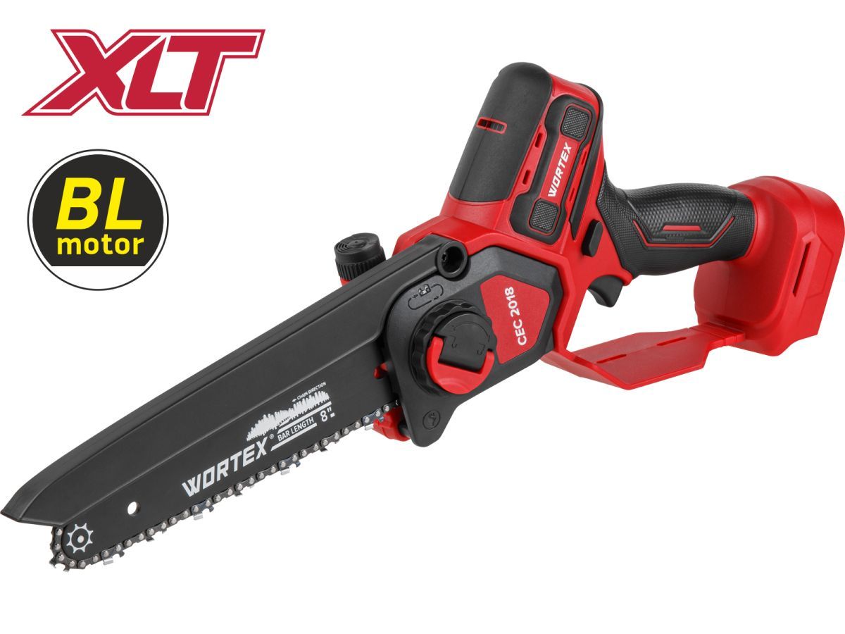 Аккум. мини-пила CEC 2018 в кор. ALL1 XLT SOLO БЕСЩЕТ., 18 В, БЕЗ АКБ ,шина 20 см (8"), 1/4", 1.3 мм,  WORTEX 2329051