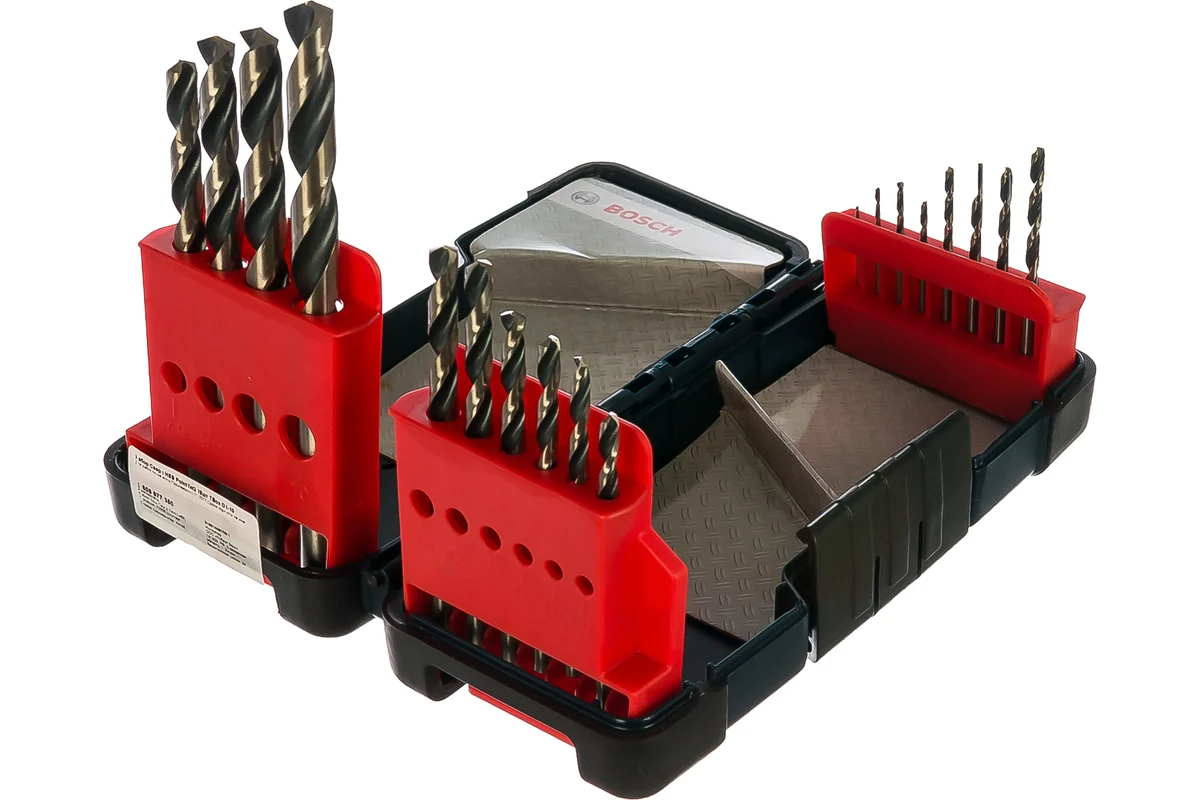 Набор сверл по мет. 18шт 1-10мм HSS-G PointTeQ  BOSCH 2608577350