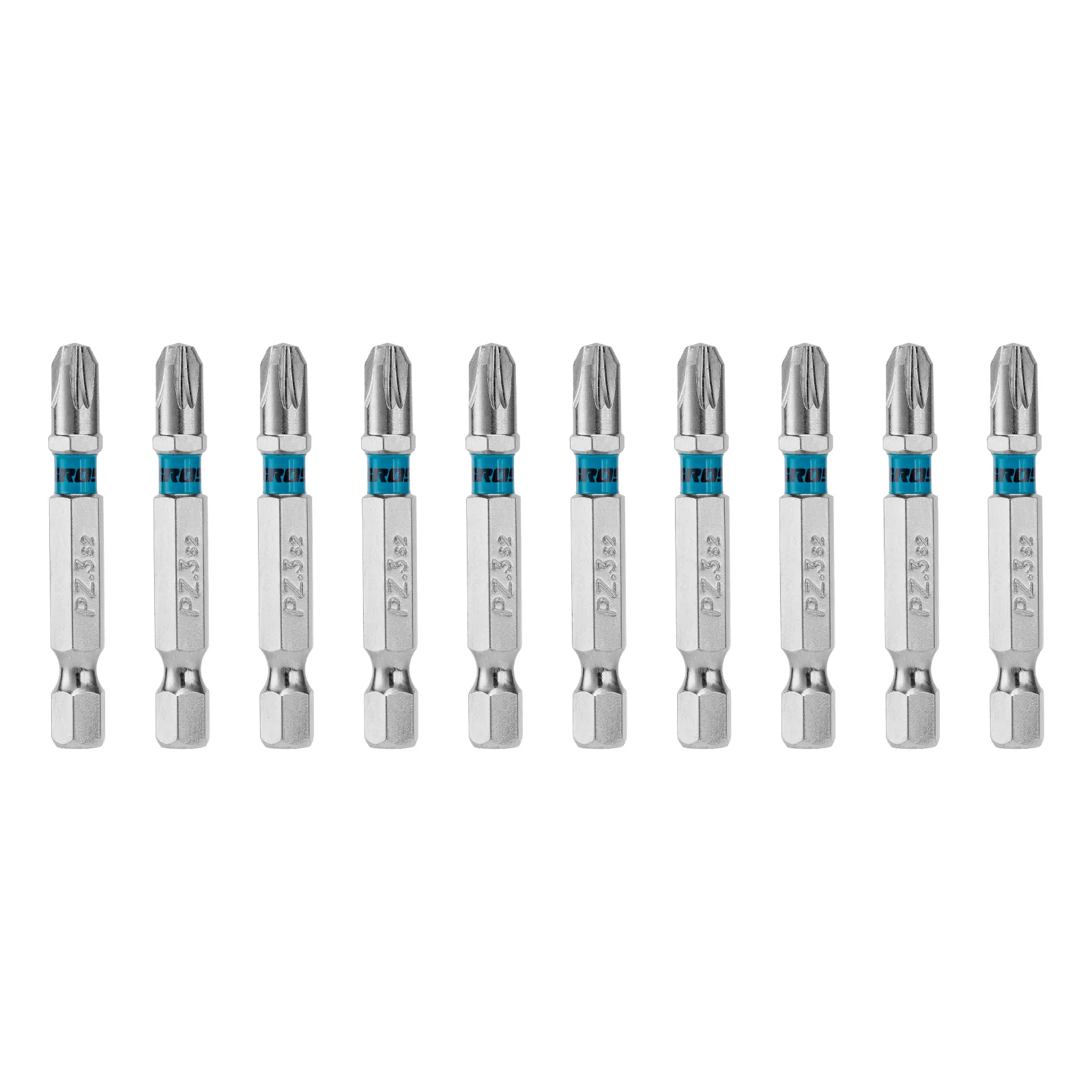 Бита PZ3х50мм, сталь S2, шестигр., 10 шт. GROSS Gross 113046