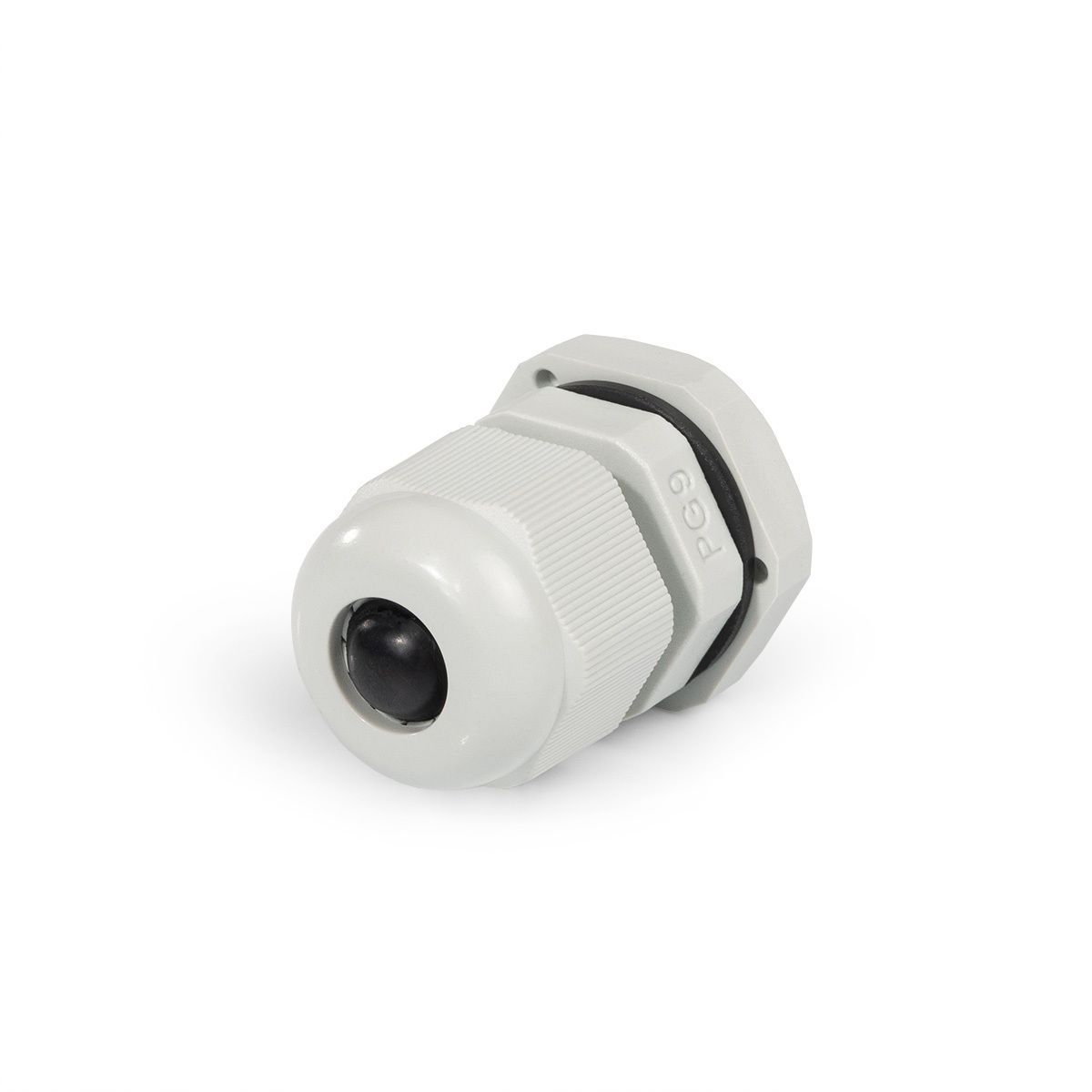 Ввод кабельный пластиковый PG 9 (4-8 мм) (сер)  Fortisflex 51297