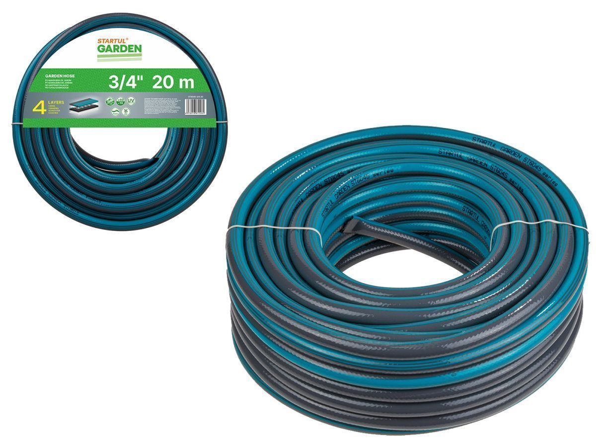 Шланг поливочный 3/4" 20м (4 слоя) STARTUL ST6045-3/4-20