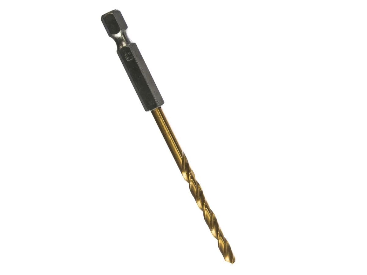 Сверло по металлу 4х100 мм, хвостовик 1/4". HSS-TiN   MAKITA D-14940