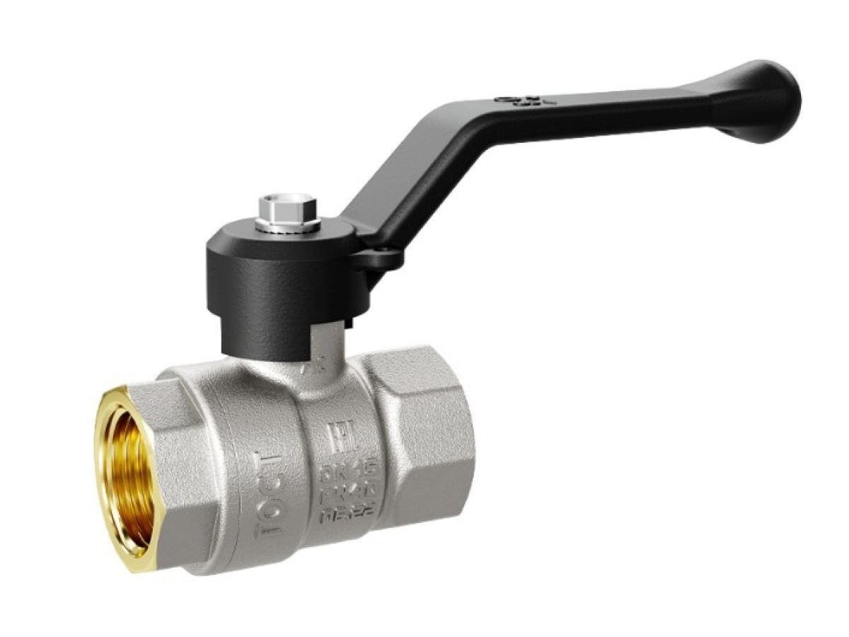 Кран шаровый 1 1/4" вн.-вн. ручка PN25,  LD LD.47.112.1.32.M02