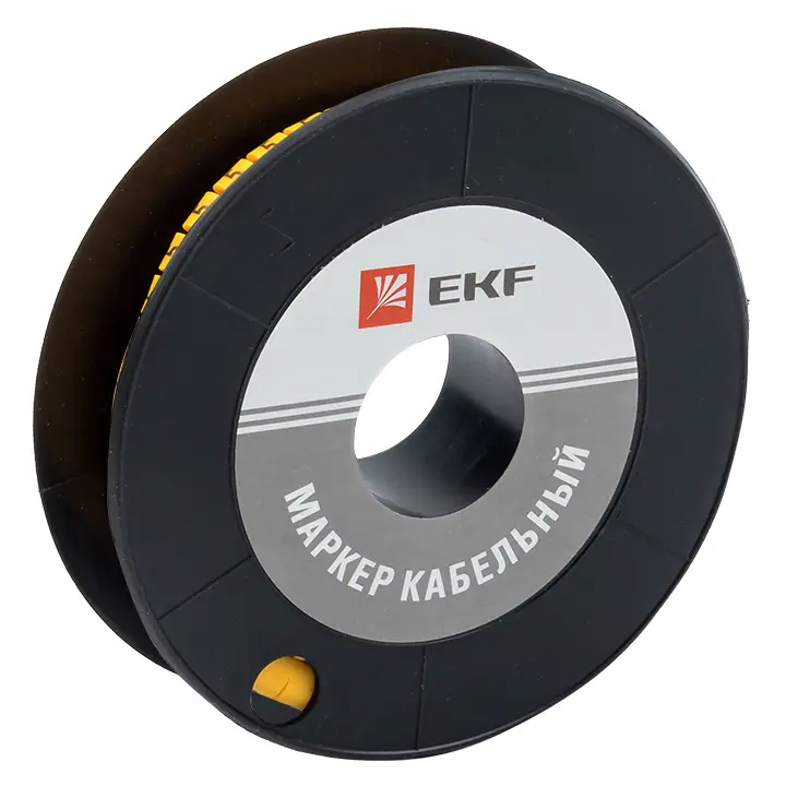 Маркер кабельный 4,0 мм2 "5" (500 шт.) (ЕС-2)EKF plc-KM-4-5