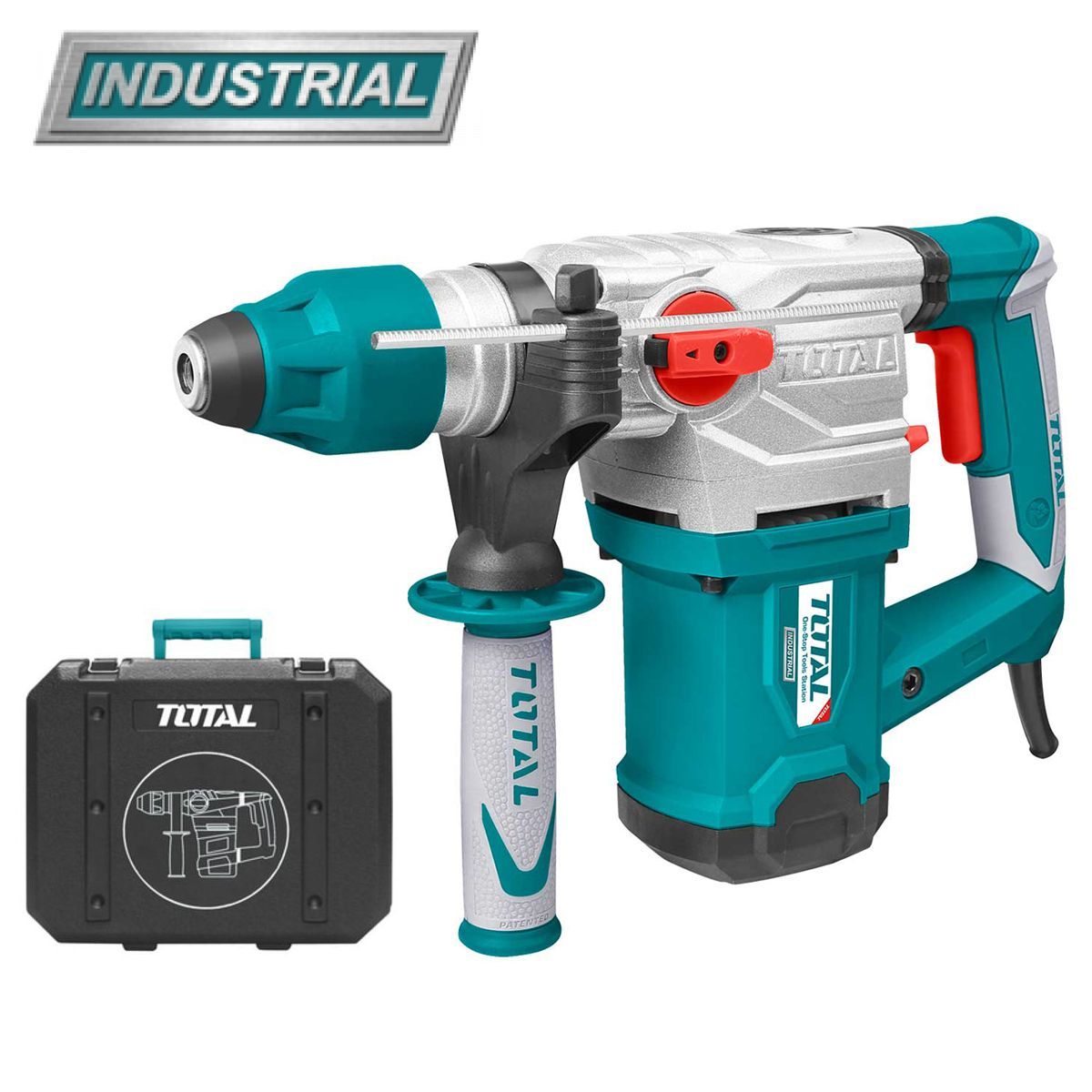 Перфоратор 1500Вт, 5.5Дж, 850об/мин,  TOTAL TH115326