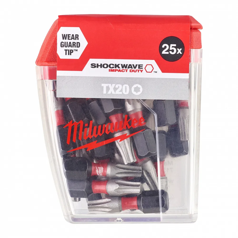 Бита Shockwave TX20 25 мм (25 шт), MILWAUKEE Milwaukee 4932430875