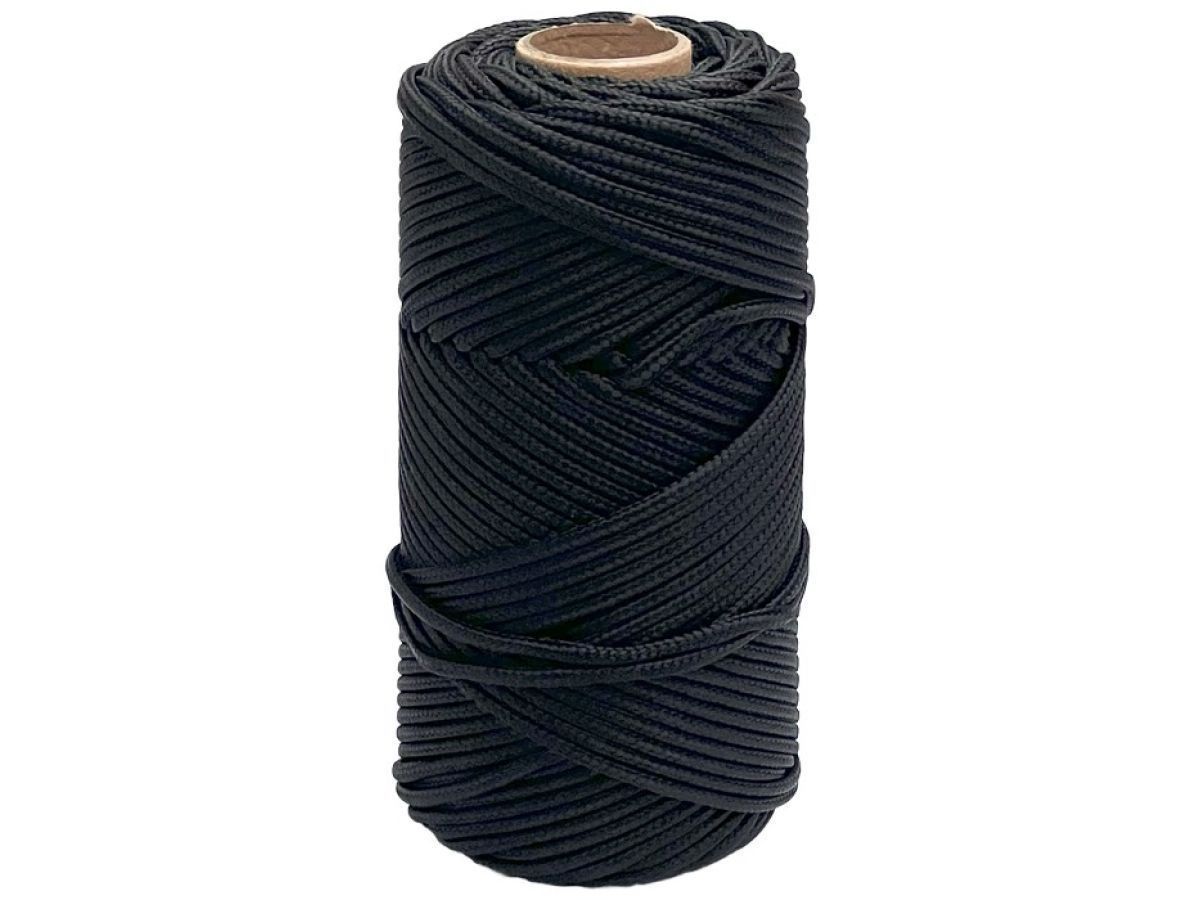 Паракорд с сердечником (3 нити) d2мм черный 50м TRUENERGY 12774