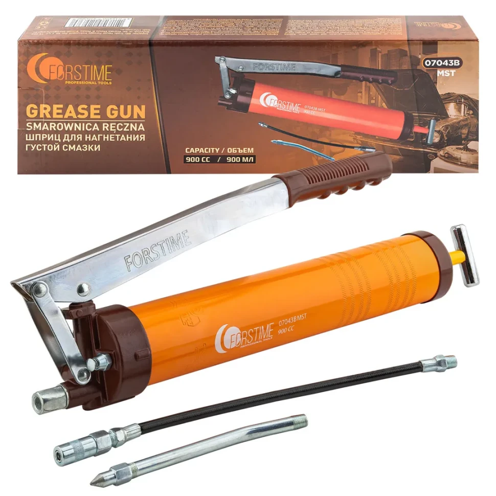 Шприц для нагнетания густой смазки 900мл  FORSTIME FT-07043B MST