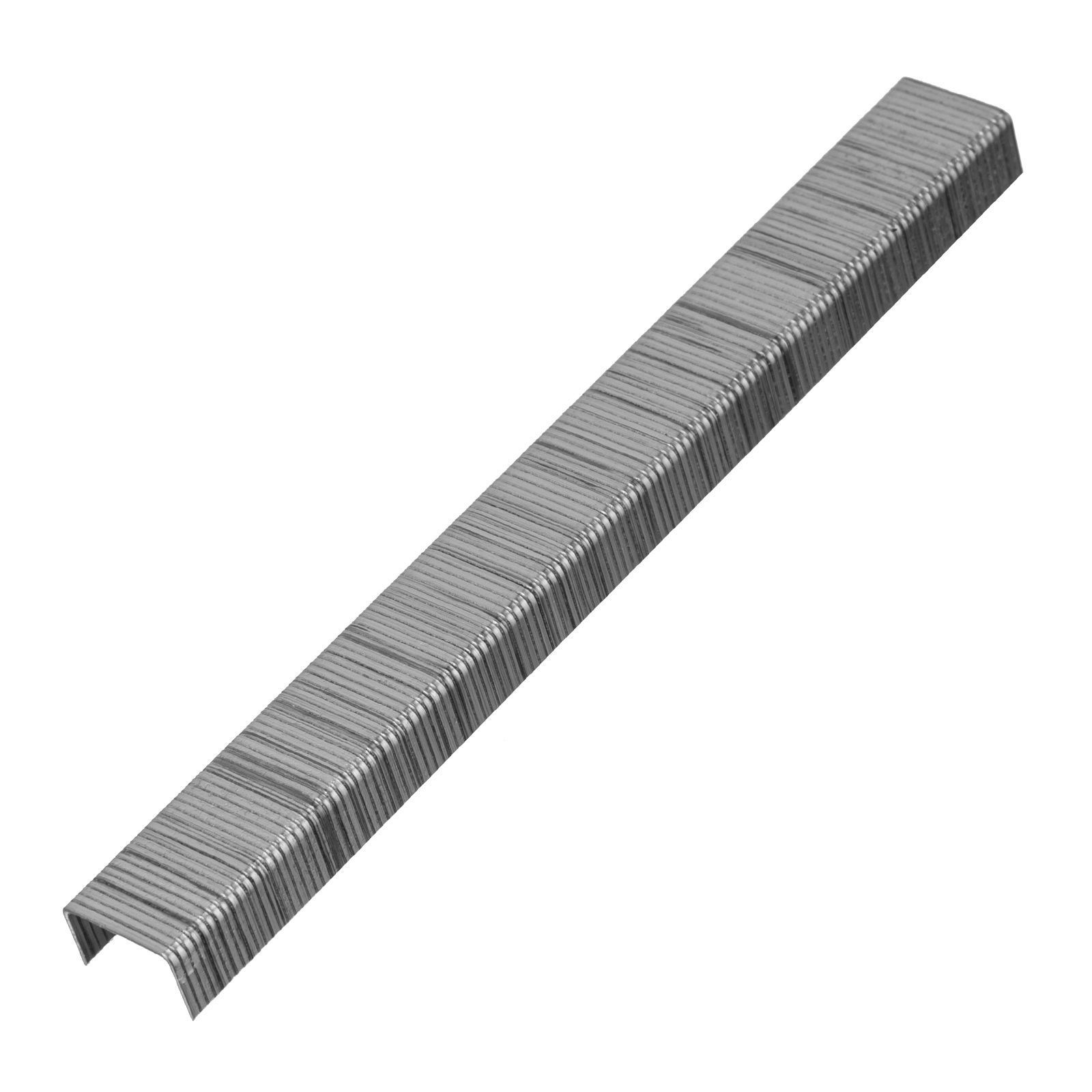 Скобы 21GA для пнев. степл., 8mm, шир. - 0.95mm, тол. - 0.6mm, шир. скобы - 12.8mm, 5000шт  ...DENZEL 57672