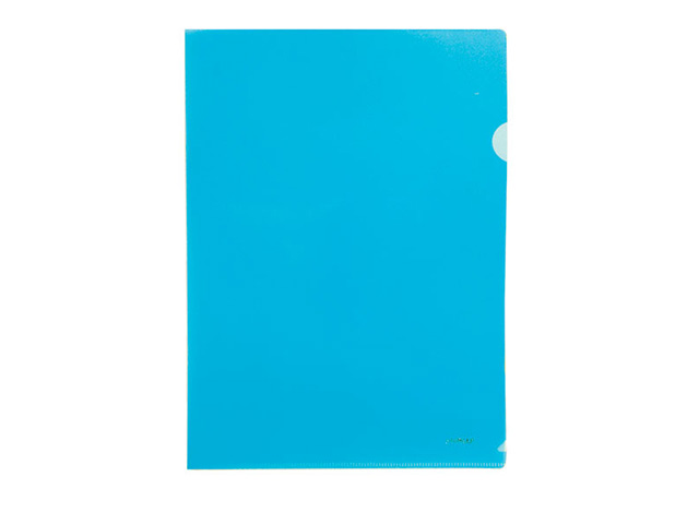 Папка-уголок А4 пластик 200 мкм синий,  STANGER 51182-B