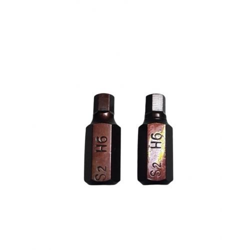 Бита HEX H6 10x30мм S2 под ключ, 2 штуки H-D HD-10H0630